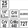 YATO key set 14461